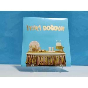 İYİ Kİ DOĞDUN BANNER - MAVİ - 15X17 CM
