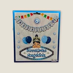 İYİ Kİ DOĞDUN BANNER - MAŞALLAH - 15X17 CM
