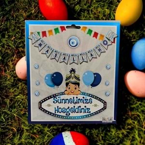 İYİ Kİ DOĞDUN BANNER - MAŞALLAH - 15X17 CM