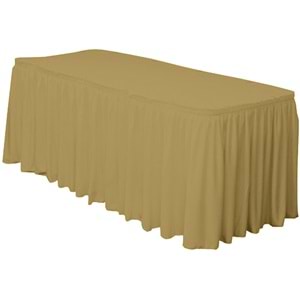 PLASTİK MASA ETEĞİ - GOLD - 75X426 CM