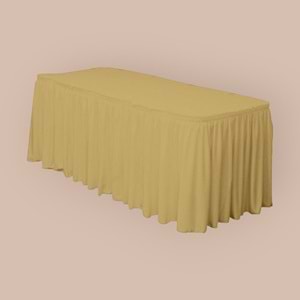 PLASTİK MASA ETEĞİ - GOLD - 75X426 CM