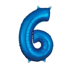 FOLYO BALON - 16 - 6 MAVİ - 16