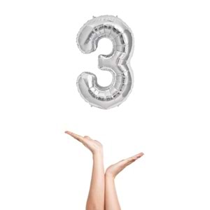 FOLYO BALON - 16 - 3 GÜMÜŞ