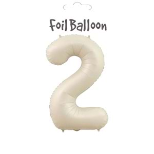 FOLYO BALON - 34inç (86cm) - 2 - KREM