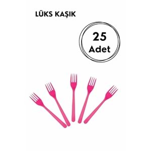 LÜKS ÇATAL - 25Lİ - FUŞYA