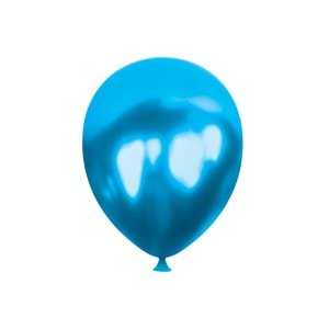 METALİK BALON - MAVİ - 12'' - 100 LÜ