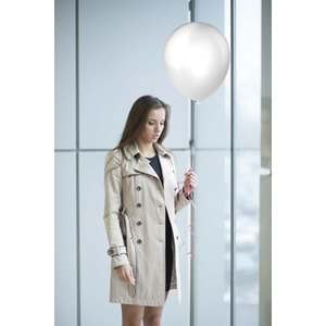 PASTEL BALON - BEYAZ - 12'' - 100 LÜ