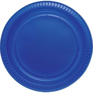 PLASTİK TABAK - 25 Lİ - LACİVERT - 22 CM