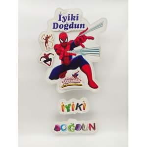 SARKIT - ÜÇ BOYUTLU - İYİ Kİ DOĞDUN - SPİDERMAN