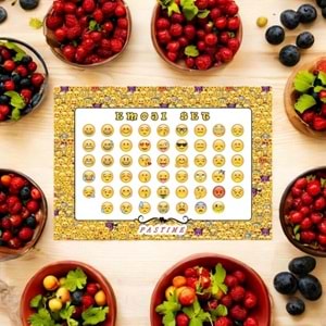 TRANSFER SET - EMOJİ KESİCİ - 52 Lİ