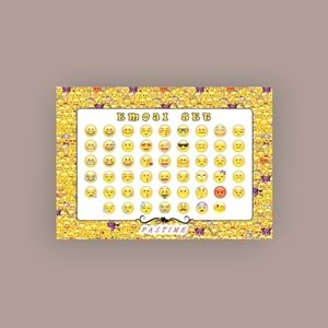 TRANSFER SET - EMOJİ KESİCİ - 52 Lİ