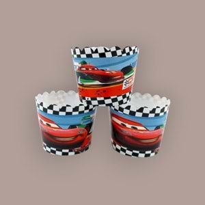 CUPCAKE KABI - 25 Lİ - CARS - 6,5X5,5 CM