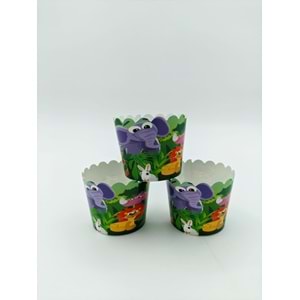 CUPCAKE KABI - 25 Lİ - SAFARİ - 6,5X5,5 CM