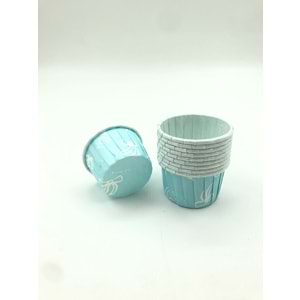 MUFFİN KEK KAPSÜLÜ - 38X30 MM - 25 Lİ - MAVİ