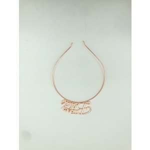 METAL TAÇ - TEAM BRİDE - ROSE GOLD