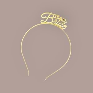 METAL TAÇ - TEAM BRİDE - GOLD