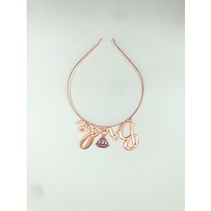 METAL TAÇ - BRİDE - ROSE GOLD