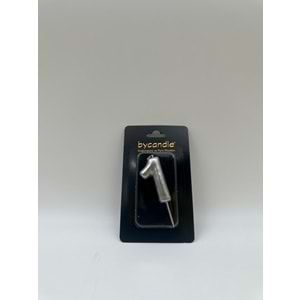 BYCANDLE - RAKAM MUM - 1 - GÜMÜŞ - 6 CM