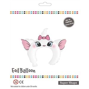 Unicorn Taç Folyo Balon - 33x30cm