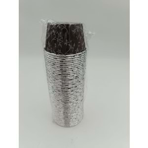 MUFFİN KEK KAPSÜLÜ - 38X65 MM - 50 Lİ - SİYAH DESENLİ