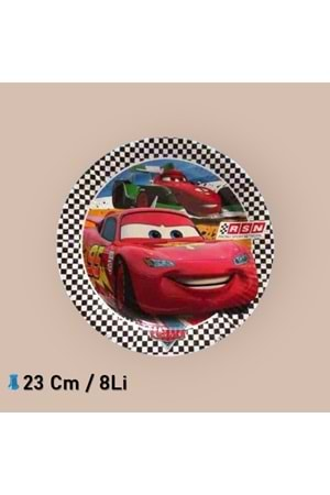 KARTON TABAK - CARS - 23 CM - 8 Lİ