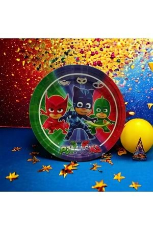 KARTON TABAK - PJ MASKS - 23 CM - 8 Lİ