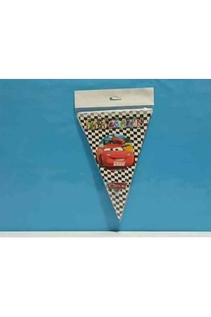 ÜÇGEN FLAMA 10 YAPRAK - CARS - 17X23 CM