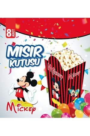 MISIR KUTUSU - MİCKEY MOUSE - 15X15 CM