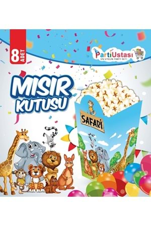 MISIR KUTUSU - SAFARİ - 15X15 CM