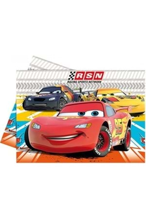 PLASTİK MASA ÖRTÜSÜ - BASKILI - CARS - 120X180 CM