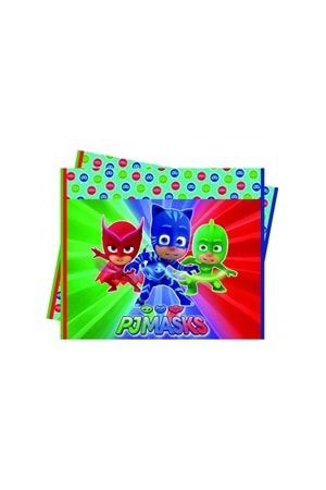 PLASTİK MASA ÖRTÜSÜ - BASKILI - PJ MASKS - 120X180 CM