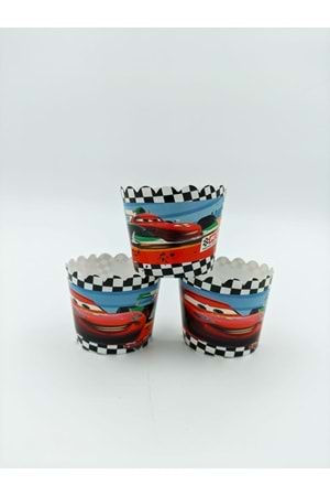 CUPCAKE KABI - 25 Lİ - CARS - 6,5X5,5 CM