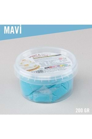 ŞEKER HAMURU - 200 GR - MAVİ