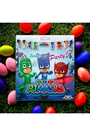 BANNER - DEKOR - PJ MASKS - 15X17 CM