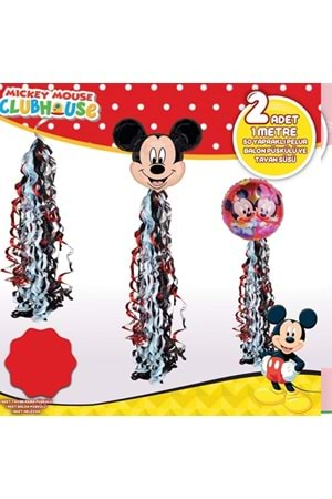 BALON PÜSKÜLÜ - TAVAN SÜSÜ - MİCKEY MOUSE - 2'Lİ