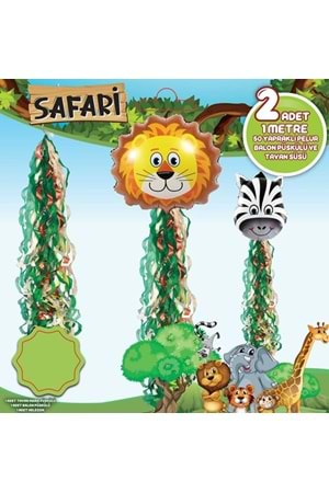 BALON PÜSKÜLÜ - TAVAN SÜSÜ - SAFARİ - 2'Lİ