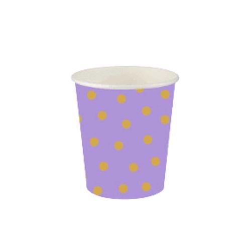 KARTON BARDAK - PASTEL DÜŞLER LİLA - 8 OZ - 8Lİ