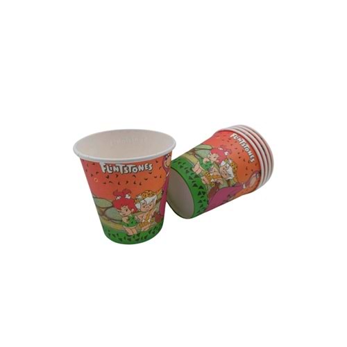 KARTON BARDAK - TAŞ DEVRİ - 8 OZ - 8Lİ