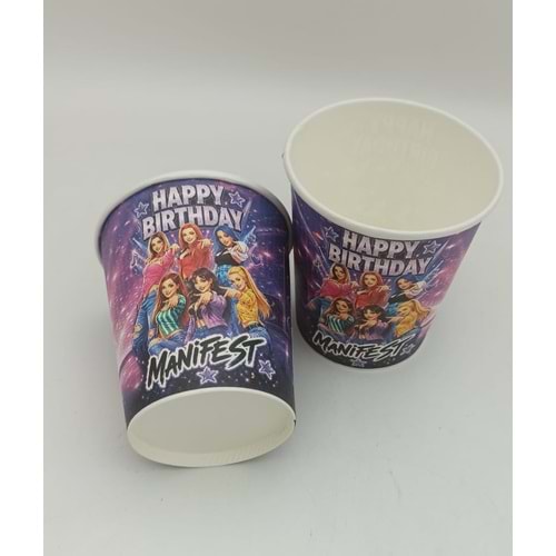 KARTON BARDAK - MANİFEST - 8 OZ