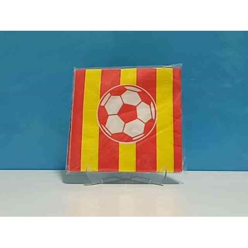 KAĞIT PEÇETE 33x33 CM - SARI KIRMIZI - 20 Lİ