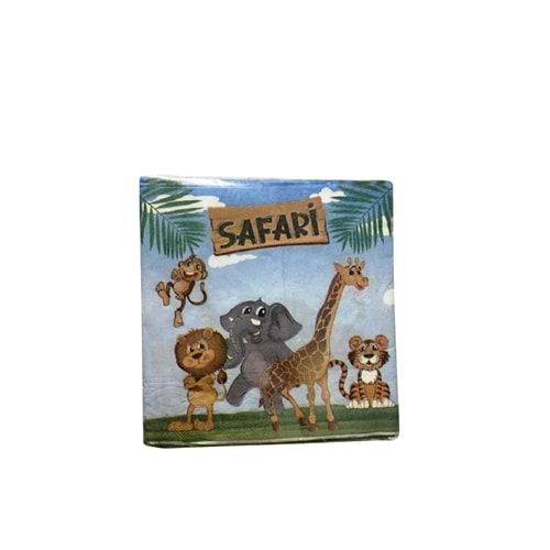 KAĞIT PEÇETE 33x33 CM - SAFARİ - 20 Lİ