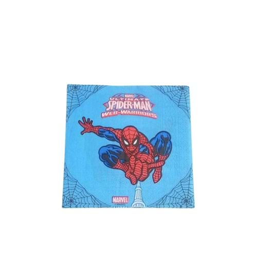 KAĞIT PEÇETE 33x33 CM - SPİDERMAN - 20 Lİ