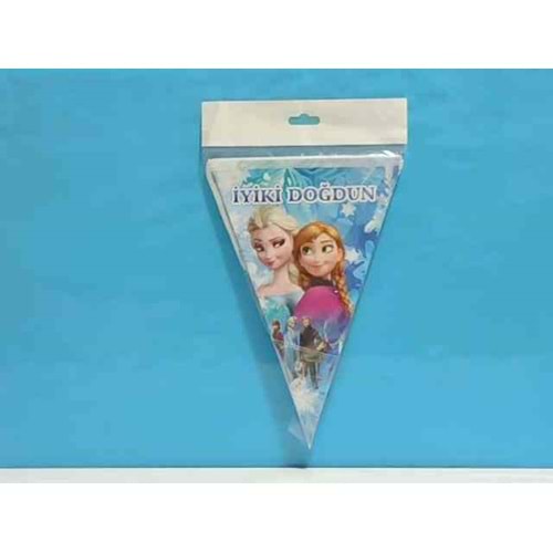 ÜÇGEN FLAMA 10 YAPRAK - FROZEN - 17X23 CM