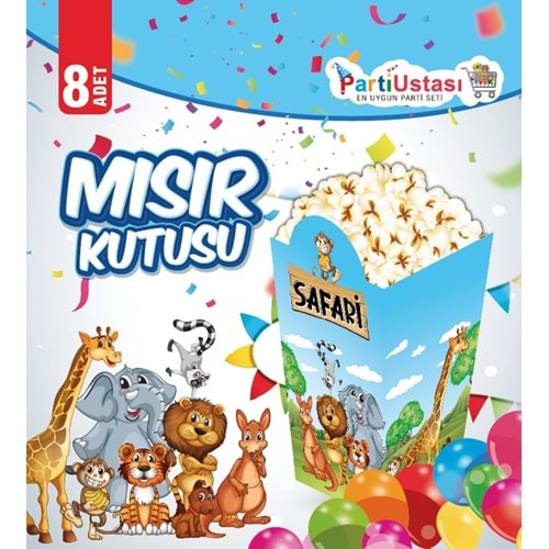 MISIR KUTUSU - SAFARİ - 15X15 CM