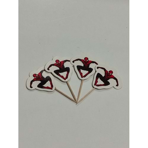 KÜRDAN DEKORATİF - SPİDERMAN - 20Lİ