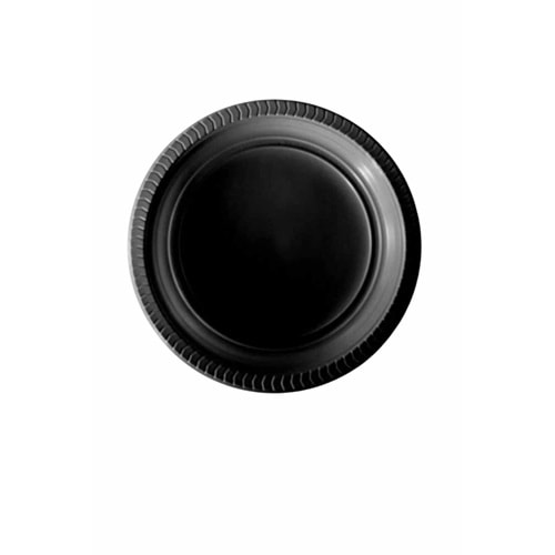 PLASTİK TABAK - 25 Lİ - SİYAH