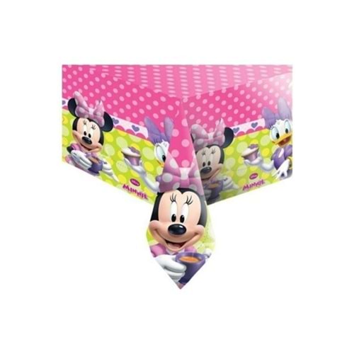 PLASTİK MASA ÖRTÜSÜ - BASKILI - MİNNİE MOUSE - 120X180 CM