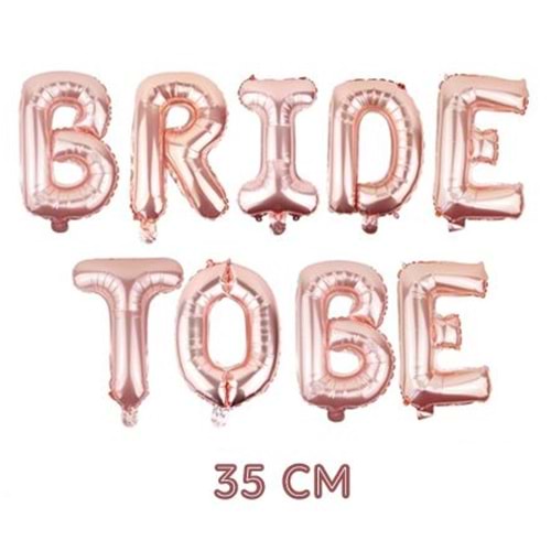 FOLYO BALON - 16 - BRİDE TO BE- ROSEGOLD