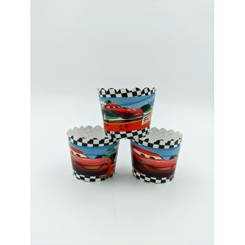 CUPCAKE KABI - 25 Lİ - CARS - 6,5X5,5 CM