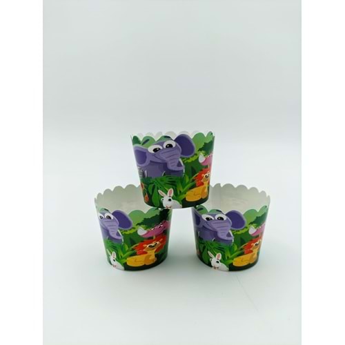 CUPCAKE KABI - 25 Lİ - SAFARİ - 6,5X5,5 CM